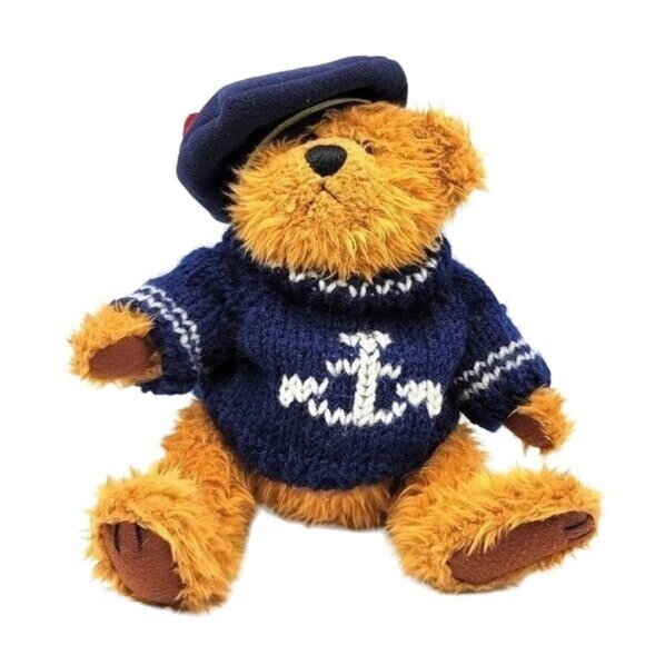 2/$15 Pickford Bears Tango Sailor Bear Plush Brown 12" Knit Anchor Sweater VTG - Picture 1 of 10